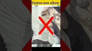 non Muslim girl tattoo vs Muslim girl non tattoo //#islamicwhatsappstatus #viral #shorts#shortsvideo
