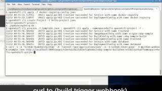 Openshift 3 Application Build & Deploy