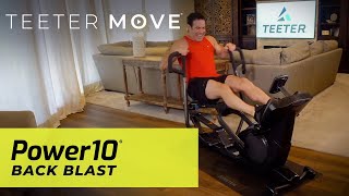 10 Min Back Blast Workout | Power10 Elliptical Rower | Teeter Move