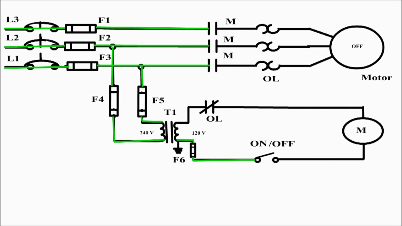 2 Wire Control Circuit Diagram. Motor Control Basics. Controlling Three ...