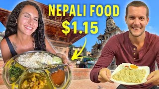 NEPALI FOOD! DAL BHAT, MOMO & SWEETS 🇳🇵 KATHMANDU VALLEY TOUR
