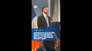 Mamdani places blame for NYC’s $12B fiscal deficit: 'This is the Adams budget crisis’