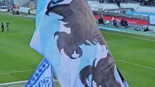 TSV 1860 München gg. FC Ingolstadt, 08.02.2025, Stimmung zum Anpfiff