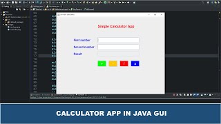 Java GUI Tutorial #38 - Make A Calculator App Using Java GUI