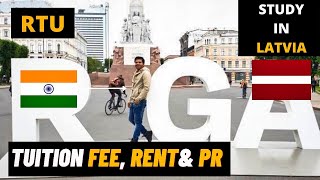 STUDY IN LATVIA IN 2023|| TUITION FEES, PART TIME JOBS, RENT & PR| RIGA TECH UNI| INDIANS IN LATVIA