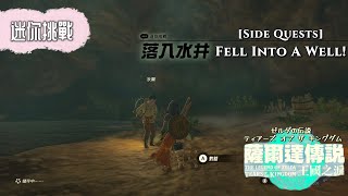 【NS】薩爾達傳說王國之淚-迷你挑戰:落入水井(獲得紫盧比)The Legend of Zelda: TotK (Side Quests: Fell Into a Well！)