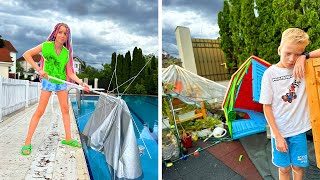 🌪️ FURTUNA a DISTRUS: casa, mașina, piscina, sera ...TOTUL 😭