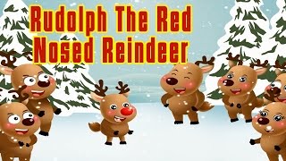 Rudolph the Red Nosed Reindeer | Christmas Song 2016 | Nursery Rhymes by Kid Saga