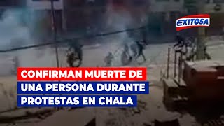 🔴🔵Arequipa: Confirman la muerte de una persona durante protestas en Chala