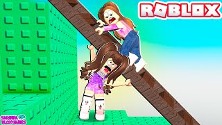 SUBIMOS A MONTANHA MAIS ALTA DO ROBLOX USANDO APENAS UMA ESCADA - ⛰️ Impossible Ladder Climb Obby!