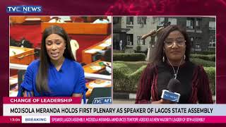 Mojisola Meranda Holds First Plenary As Speaker Of Lagos State Assembly