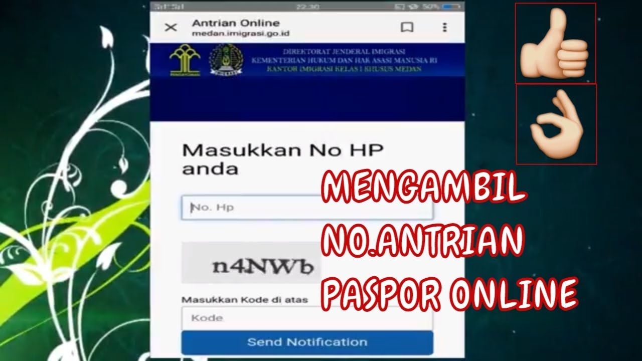 Daftar Nomor Antrian Paspor