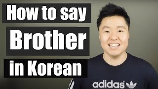 Brother in Korean | Learn Korean With Beeline