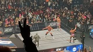 The Acclaimed and Impractical Jokers scissors at AEW Grand Slam 9/20/23