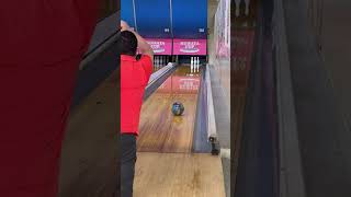 ブラインドボウリング　エキゾチックジェムで136番スペア(Blind bowling)