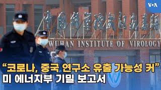 “코로나, 중국 연구소 유출 가능성 커\