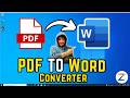 PDF to Word Converter: 2024 Updated