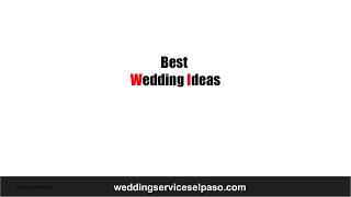 Affordable Wedding Planner, El Paso