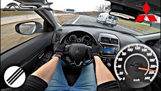 Mitsubishi ASX 1.6 Top Speed Drive On German Autobahn 🏎