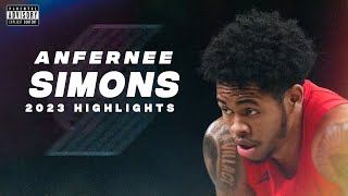 Best of Anfernee Simons - 2023 Blazers Highlights