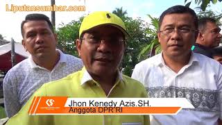 Jhon Kenedy Azis: Sebagai Legislatif,Berikan Kami Kesibukan dan Peran sesuai Kewenangan.