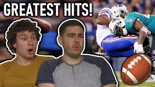 Canadians React to Biggest Football Hits Ever! 🏈 (REACTION!)