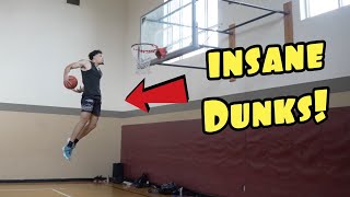 Brought 14 Dunkers To The Gym For A Dunk Session!