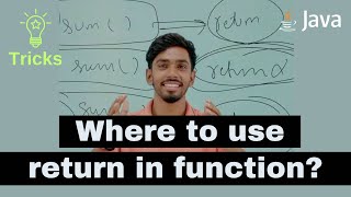 trick for where to use return in java and where not ? icse computer functions in java #icse #isc