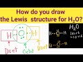 How do you draw the Lewis structure of Water,H2O? ||Water Lewis Structure||H2O Lewis Structure