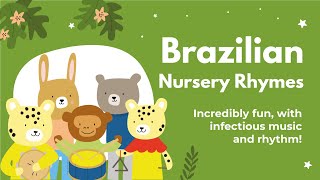 Brazilian Nursery Rhymes by Cali's Books. Bilingual Children's Sound Books. Canções Para Crianças.