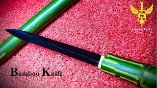 Knife Making - How To Make a Hidden Bamboo Knife