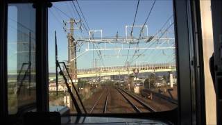 前面展望 東海道線新快速 豊橋→蒲郡  Front View Tokaido Line from Toyohashi to Gamagōri