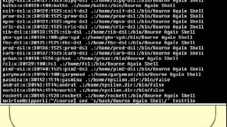 Unix Shell Scripting Text Processing Part 5