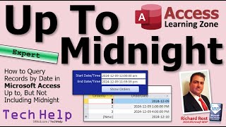 Microsoft Access で日付を指定してレコードをクエリする方法 (ただし、深夜は含みません)