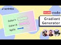 Live-code a JavaScript gradient generator with us | HTML | CSS | JavaScript