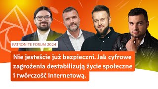 DEBATA: Jak cyfrowe zagrożenia destabilizują życie społeczne i twórczość internetową