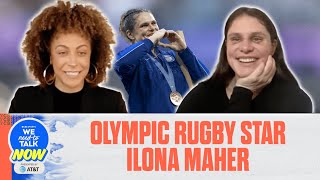 ILONA MAHER reveals FAVORITE female athlete, talks making HISTORY I WNTT NOW