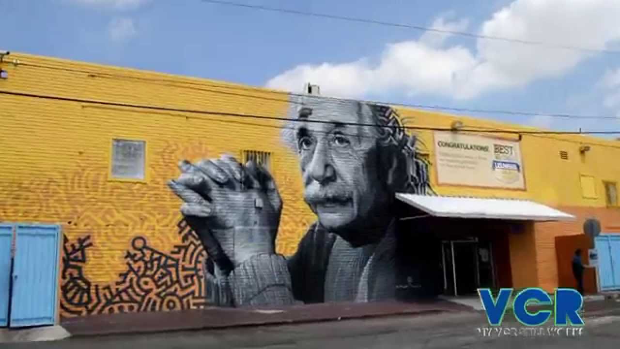 Albert Einstein Wall Mural By Levi Ponce Youtube