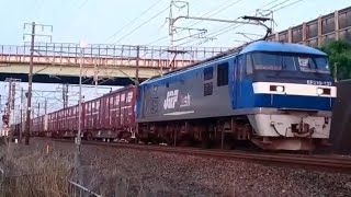 2017/7/7  高速貨A 66レ  EF210-137  遅れ