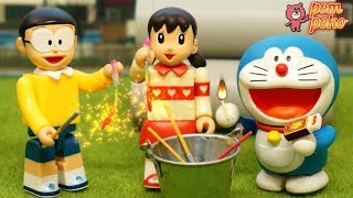 1本だけじゃ足りないよ！今日はみんなで花火大会 / 【Doraemon】Let's all enjoy fireworks