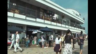 2014年関門海峡花火大会前風景