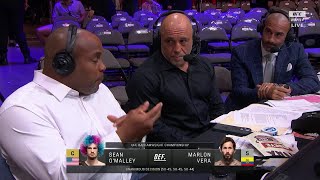 ‘WHAT A FIGHT’ – DC and Joe Rogan react to Sean O’Malley’s UFC 299 win vs. Chito Vera | ESPN MMA