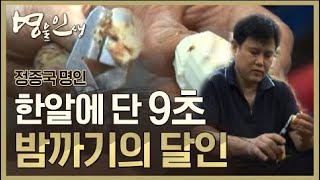 밤 잘까는 법...9초만에 밤 까버리는 장인에게 배워봄