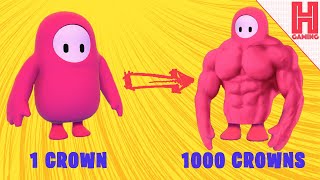 Legendary Pink bean gets 1000 Crowns - Fall Guys