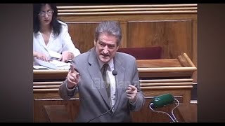 Debate dhe fyerje mes deputetëve në parlament, shtyhet seanca (5 Qershor 2003)