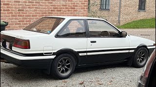 Cold Start AE86 Trueno GT APEX 2 door 4AGE 16V