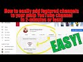 How to easily add featured channels to your main YouTube channel in 2-minutes or less!