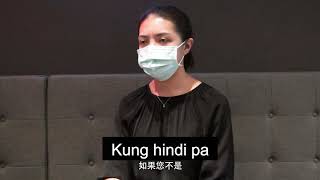 顏嘉嫺醫師－ANO ANG DAPAT KONG BIGYANG PANSIN KAPAG NALANTAD AKO SA ISANG NAKUMPIRMANG KASO NG COVID-19_菲語