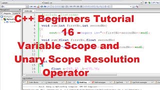 C++ Tutorial for Beginners 17 - Function Overloading