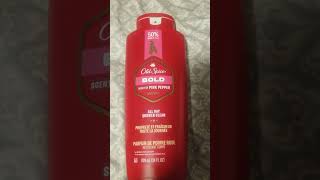 Old Spice BOLD  SCENT  OF PINK PEPPER  BODY WASH 709 mL ( 24 FL OZ )